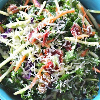 Kale and Broccoli Slaw Salad