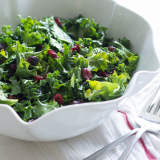 Kale Salad with Cranberries