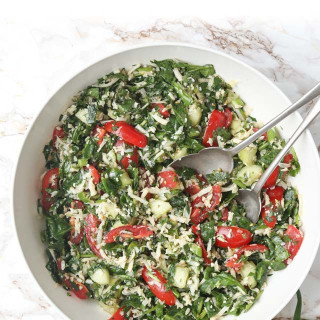 Keto and Paleo Spinach Tabbouleh