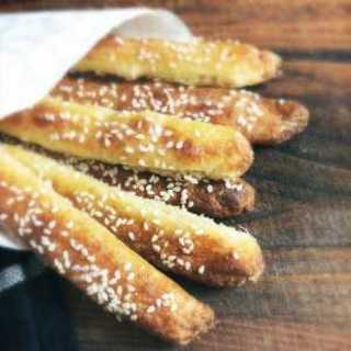 Keto Breadsticks with Sesame Seeds