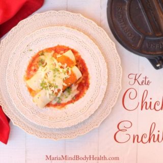 Keto Chicken Enchiladas Option 1