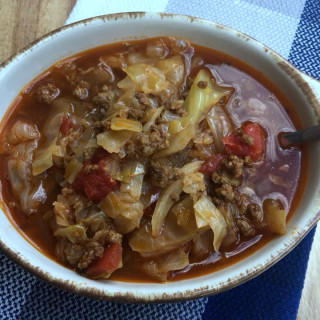 Keto/Low Carb Unstuffed Cabbage Roll Soup {Instant Pot or Crock Pot}