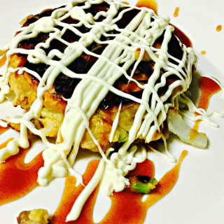 Keto Okonomiyaki with Bacon Lardons