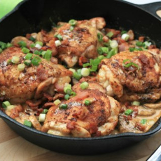 Keto Smothered Chicken Thighs  Recipe