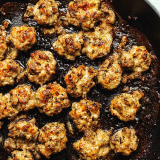 Keto Stuffed Mushrooms with Sausage and Cream Cheese &bull; Low Carb with J
