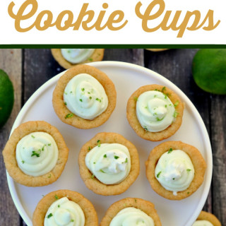 Key Lime Cookie Cups