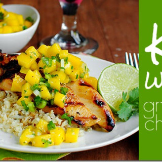 Key West Grilled Chicken with Cilantro-Lime Cauliflower Rice