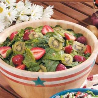 Kiwi-Strawberry Spinach Salad  