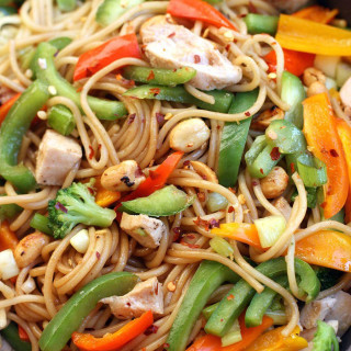 Kung Pao Noodle Stir-Fry