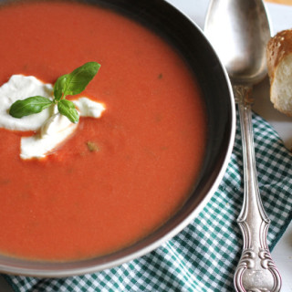 La Madeleine's Tomato-Basil Soup