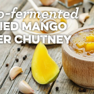 Lacto-fermented Curried Mango Ginger Chutney
