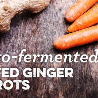 Lacto-Fermented Grated Ginger Carrots