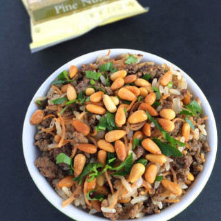 Lebanese Hushwee Rice with Toasted Pine Nuts