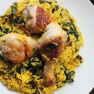 Lemon Chicken and Rice With Kale Recipe