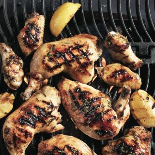 Lemon-garlic grilled chicken