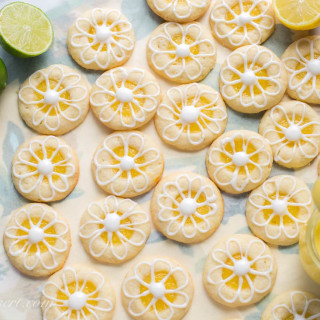 Lemon-Lime Shortbread Thumbprint Cookies