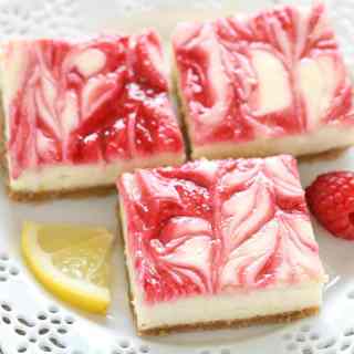 Lemon Raspberry Cheesecake Squares