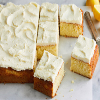 Lemon Sheet Cake With Buttercream Frosting
