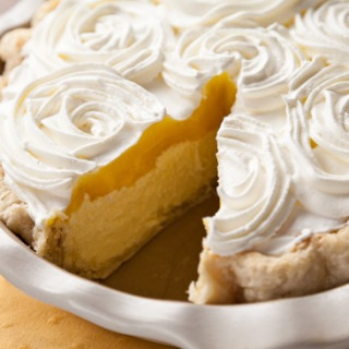 Lemon Truffle Pie