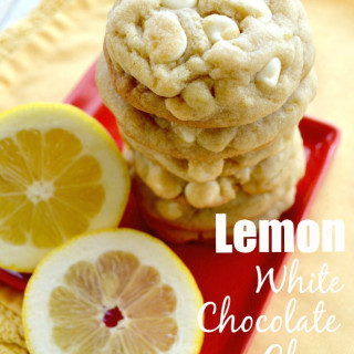 Lemon White Chocolate Chip Cookies