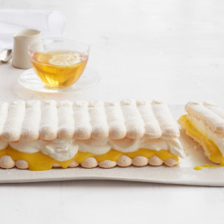 Lemon Meringue Napoleon with Ginger Cream