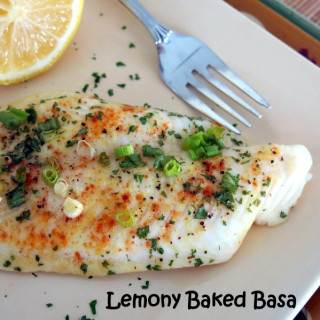 Lemony Baked Basa
