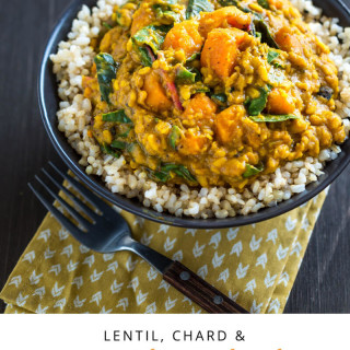Lentil, Chard & Sweet Potato Curry