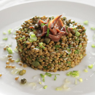 Lentil Salad with Capers and Anchovies