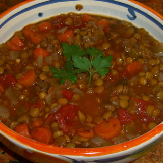 Lentil Soup - Student's Vegetarian Cookbook
