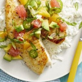 Lime Tilapia With Citrus-Avocado Salsa