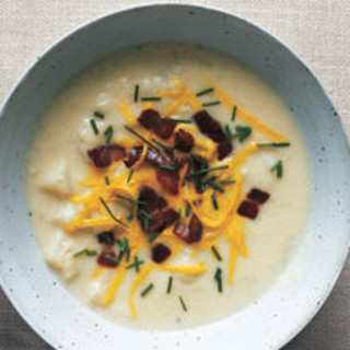 Loaded Bacon-Potato Soup With Cheddar and Chives