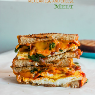 Loaded Mexican Egg and Cheese Melt