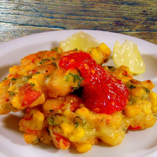 Lobster Fritters (Corn Cakes)