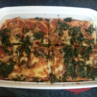 Low-Calorie Turkey-Spinach Lasagna