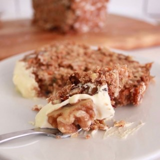 Low Carb Carrot Cake Loaf