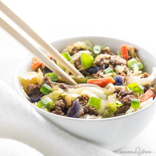 Low Carb Crack Slaw Egg Roll in a Bowl Recipe-image