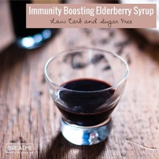 Low Carb Elderberry Syrup - Sugar Free