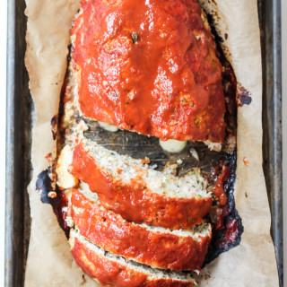 Low Carb Pepper Jack Stuffed Turkey Zucchini Meat Loaf