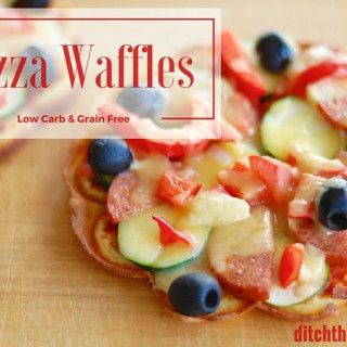Low Carb Pizza Waffles