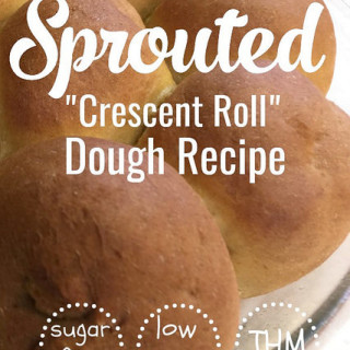 Low Carb Sprouted "Crescent Roll" Dough (aka Low Carb "Pilsbury Crescent Do
