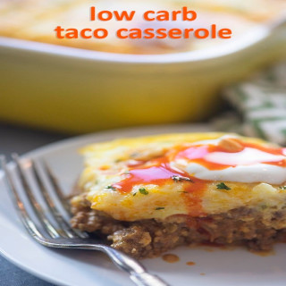 Low Carb Taco Casserole — Buns In My Oven