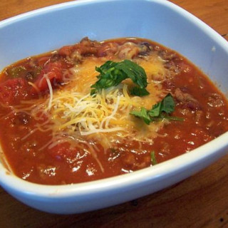 Low-Fat Healthy Chili in Crockpot