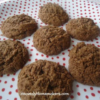 Low Sugar Chocolate Fudge Cookies