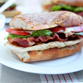 Luscious Chicken BLT Sandwich