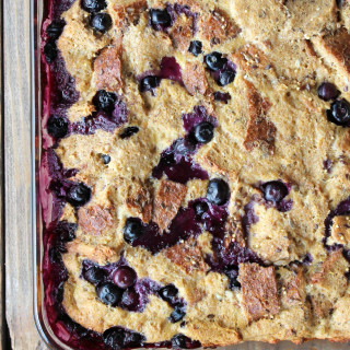 Make-ahead Blueberry french Toast Bake