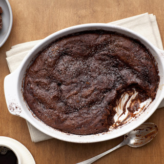 Malted Chocolate Pudding Cake