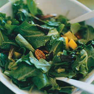Mango and Avocado Salad with Spiced Candied Pecans