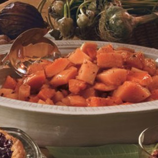 Maple-Braised Butternut Squash with Fresh Thyme