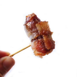Maple Glazed Bacon-Wrapped Dates