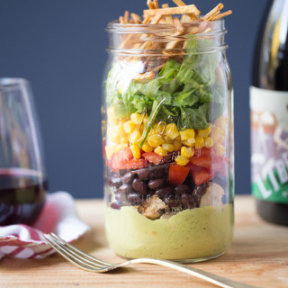 Mason Jar Mexican Salad
